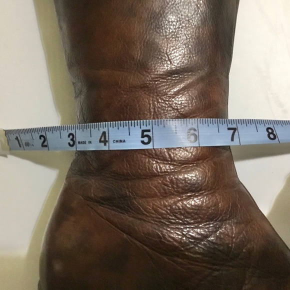 La CANADIENNE Tahra brown mottled leather knee high boots - Picture 11 of 16